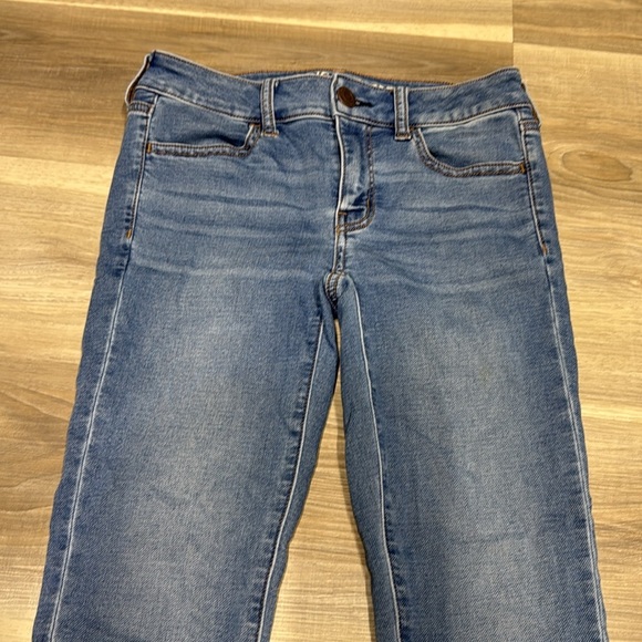 American eagle blue denim jeggings size 2 - Picture 7 of 10
